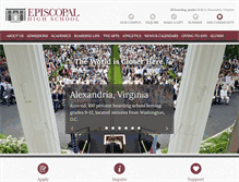 Tablet Screenshot of episcopalhighschool.org